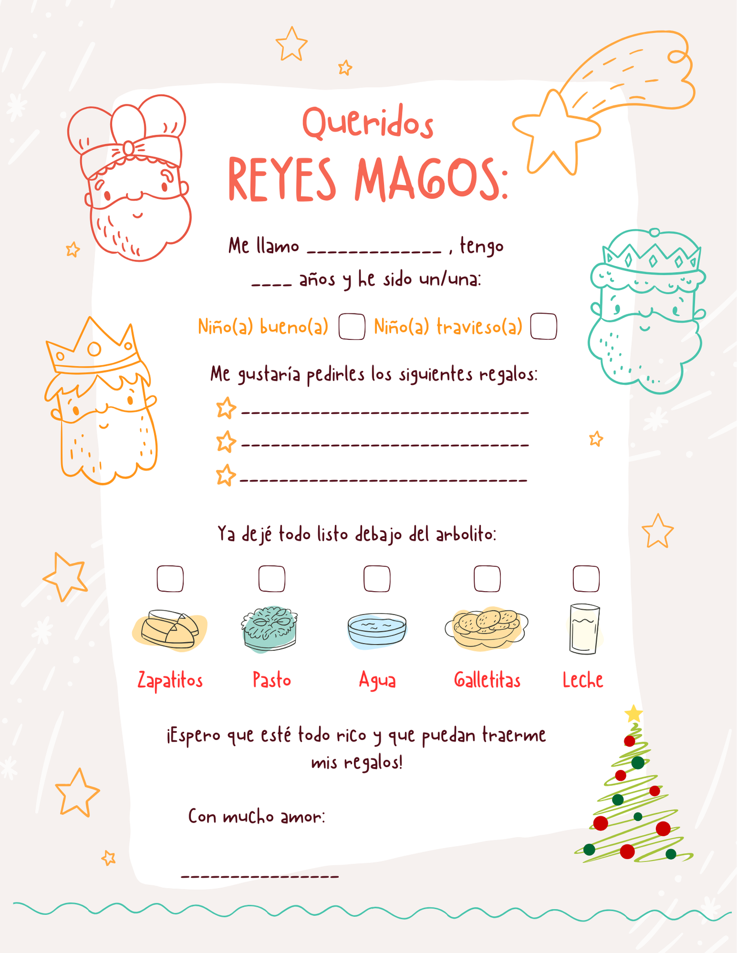 Carta para Reyes