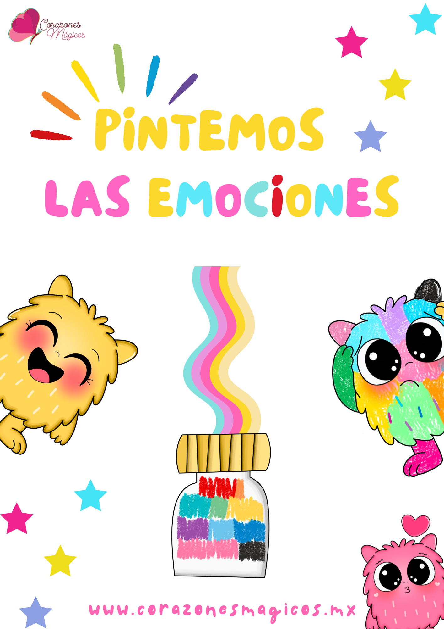 Cuaderno Pintemos las emociones